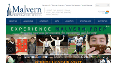 Desktop Screenshot of malvernprep.org