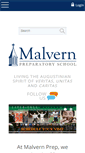 Mobile Screenshot of malvernprep.org